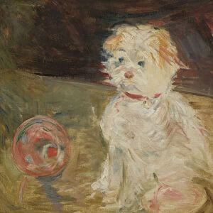 Chien au ballon. Creator: Morisot, Berthe (1841-1895)