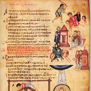 The Chludov Psalter. Psalm 43, ca 850