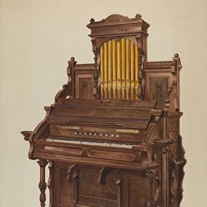 Church Organ, c. 1939. Creator: Amos C. Brinton