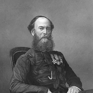 Colonel Brownrigg, British soldier, 1857. Artist: DJ Pound