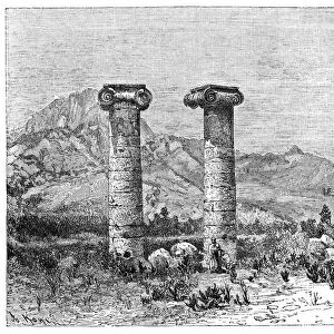 Columns of the Temple of Cybele, Sardes (Sardis), Turkey, 1895