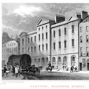 Compter, Giltspur Street, London, 19th century. Artist: R Acon