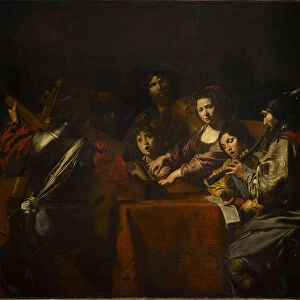 Concert with Eight Figures, 1628?1630