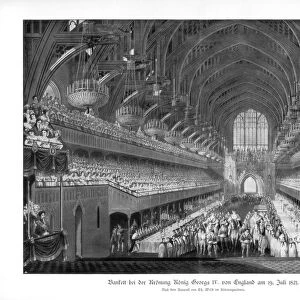The coronation banquet of George IV at Westminster Hall, London, 19 July 1821 (1900)