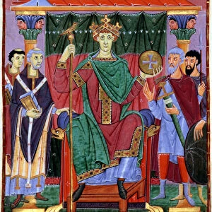 Coronation of Otto III, German king, c998