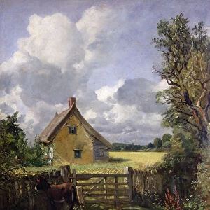 Cottage in a Cornfield, 1833. Artist: John Constable
