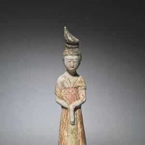 Court Lady with High Chignon, c. 700-750. Creator: Unknown