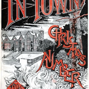 Front cover of the Christmas number of In Town magazine, 1895. Artist: C Hentschel