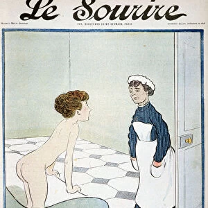 Front cover of Le Sourire magazine, 30th March 1901. Artist: Fernand Fau