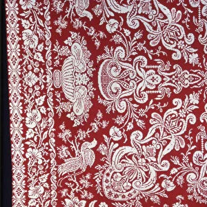 Coverlet, New York, 1855. Creator: Unknown