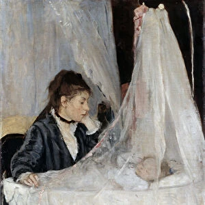 The Cradle, 1873. Artist: Berthe Morisot