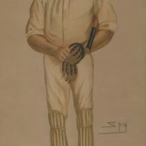 Cricket, 1877. Creator: Sir Leslie Matthew Ward