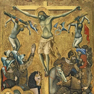 The Crucifixion. Artist: Vitale da Bologna (ca 1308-1369)