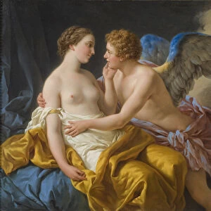 Cupid and Psyche, before 1805. Artist: Lagrenee, Louis-Jean-Francois (1725-1805)