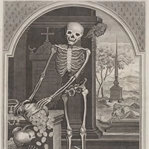 Death with Worldly Vanities, 1700 / 1720. Creator: Unknown