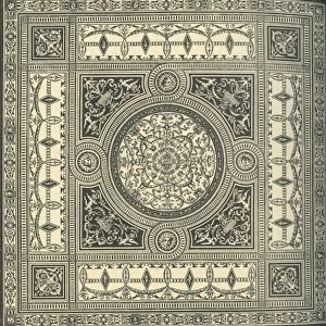 Design for a ceiling, c1860s, (1881). Creator: Unknown