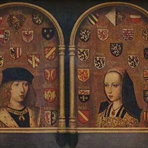 Diptych: Philip the Handsome and Margaret of Austria, c1493. Artists: Pieter van Coninxloo, Margaret of Austria