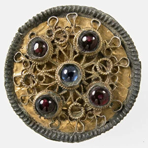 Disk Brooch, Frankish, 7th century. Creator: Unknown