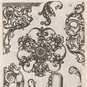 Diverses Pieces de Serruriers, page 12 (recto), ca. 1663. Creator: Jean Berain
