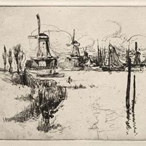 Dordrecht. Creator: John Henry Twachtman (American, 1853-1902)