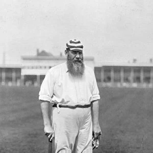 Dr WG Grace, English cricketer, playing for London County Cricket Club, c1899. Artist: WA Rouch