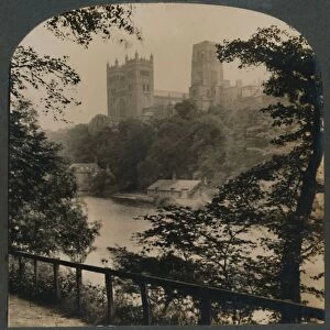 Durham Cathedral - Viewed from across the River, England, c1910. Creator: Unknown