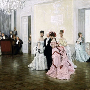 Too Early, 1873. Artist: James Tissot
