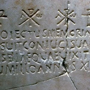 Early Christian funerary inscription