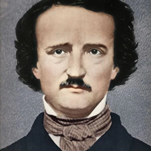 Edgar Allan Poe, c1840, (1939). Artist: Mathew Brady