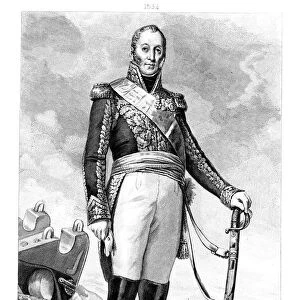 Edouard Adolphe Casimir Joseph Mortier (1768-1835), duc de Trevise and Marshal of France, 1839. Artist: Ruhiere