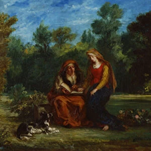 The Education of the Virgin, 1852. Artist: Delacroix, Eugene (1798-1863)