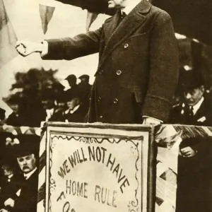 Edward Carson Making a Speech, 1912 (1935 Print) Edward Carson Making a Speech, 1912 (1935 Print)