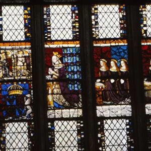 Elizabeth Woodville and Daughters, Canterbury Cathedral, Kent, 20th century. Artist: CM Dixon