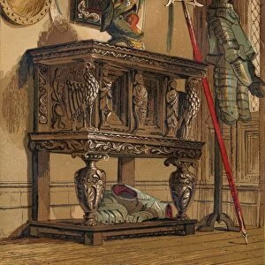 Elizabethan Sideboard or Court Cupboard, c1845, (1864)