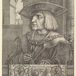 Emperor Maximillian I, 1520. Creator: Lucas van Leyden