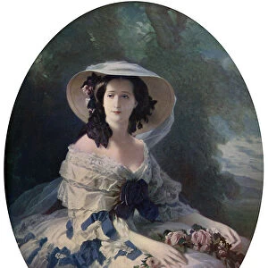 The Empress Eugenie, 19th century, (c1920). Artist: Franz Xaver Winterhalter