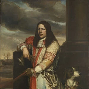 Engel de Ruyter (1649-1683), Dutch vice-admiral, 1680. Artist: Lievens, Jan (1607-1674)
