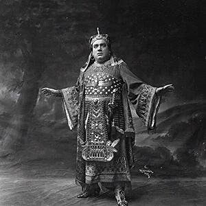 Enrico Caruso (1873-1921) as Radames in Opera Aida by Giuseppe Verdi, 1910