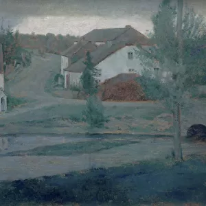 The Entrance to the Village, 1885. Creator: Khnopff, Fernand (1858-1921)
