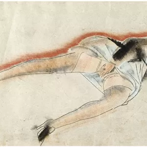 Erotic Drawing. Artist: Grigoriev, Boris Dmitryevich (1886-1939)
