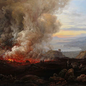 An Eruption of Vesuvius, 1824. Creator: Johan Christian Dahl