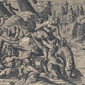 The escape of Cloelia, 1540-50. 1540-50. Creator: Niccolo Vicentino