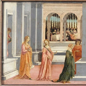 Esther before Ahasuerus, 1478-1480. Artist: Lippi, Filippino (1457-1504)