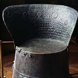 Etruscan Bronze Funerary Chair, 7th century BC
