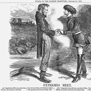 Extremes Meet, 1863. Artist: John Tenniel