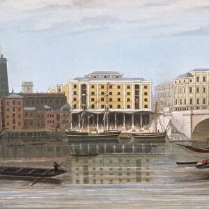Fennings Wharf, Bermondsey, London, c1835