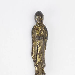Figure of a monk, Tang dynasty, 618-907. Creator: Unknown
