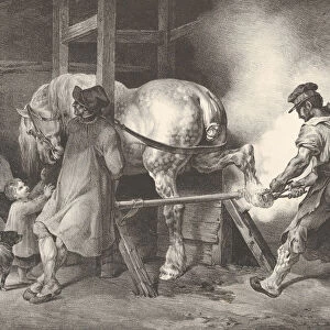 The Flemish Farrier, 1822. Creator: Theodore Gericault