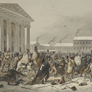 Flight of the French army through Vilnius, 1847