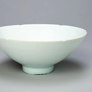 Foliate Bowl with Peony Scrolls, Song dynasty (960-1279), 12th / 13th century